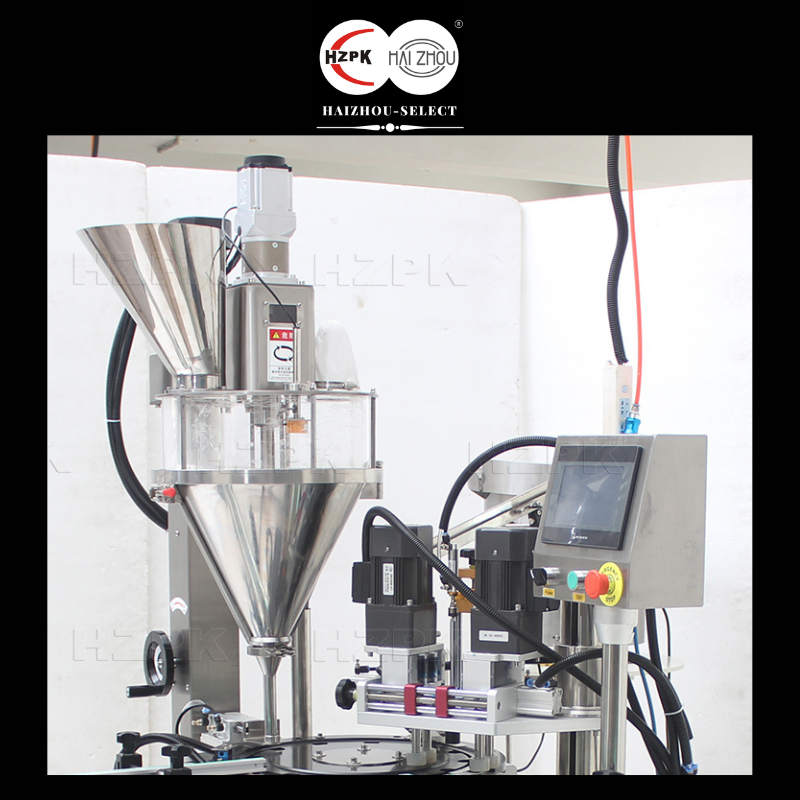 HZPK-SELECT Automatic Powder Filling and Capping Machine Rotary Wheel All-in-one | Imo
