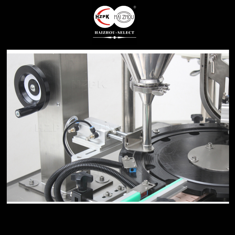 HZPK-SELECT Automatic Powder Filling and Capping Machine Rotary Wheel All-in-one | Imo