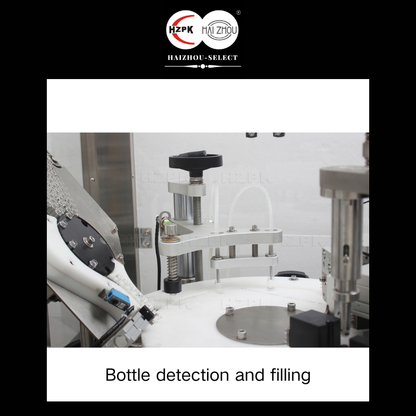HAIZHOU-SELECT | 3-in-1 Automatic Feeding Filling & Capping Machine | Customizable for Perfume & Essential Oil